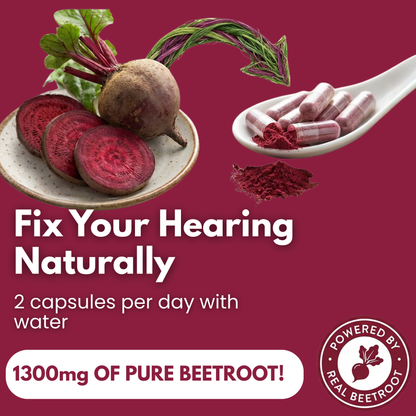 NatureRoot Organic Beetroot Hearing Supplement