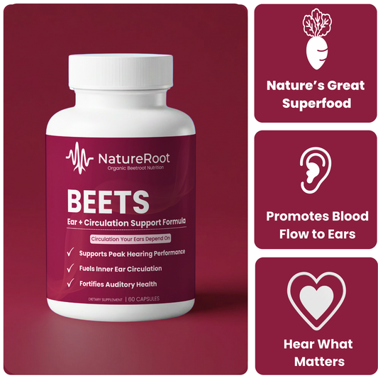 NatureRoot Organic Beetroot Hearing Supplement